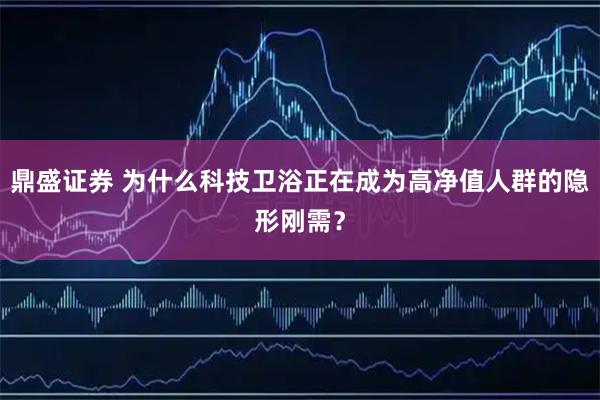 鼎盛证券 为什么科技卫浴正在成为高净值人群的隐形刚需？