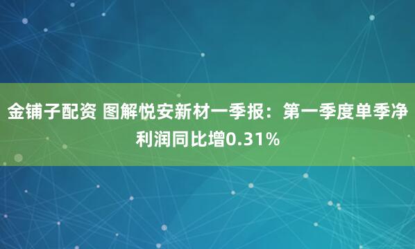 金铺子配资 图解悦安新材一季报：第一季度单季净利润同比增0.31%