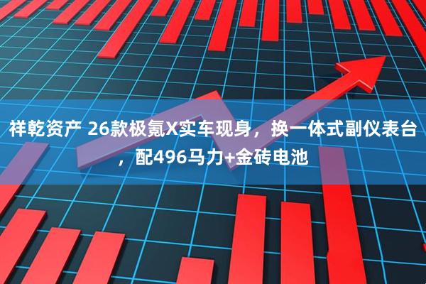祥乾资产 26款极氪X实车现身，换一体式副仪表台，配496马力+金砖电池